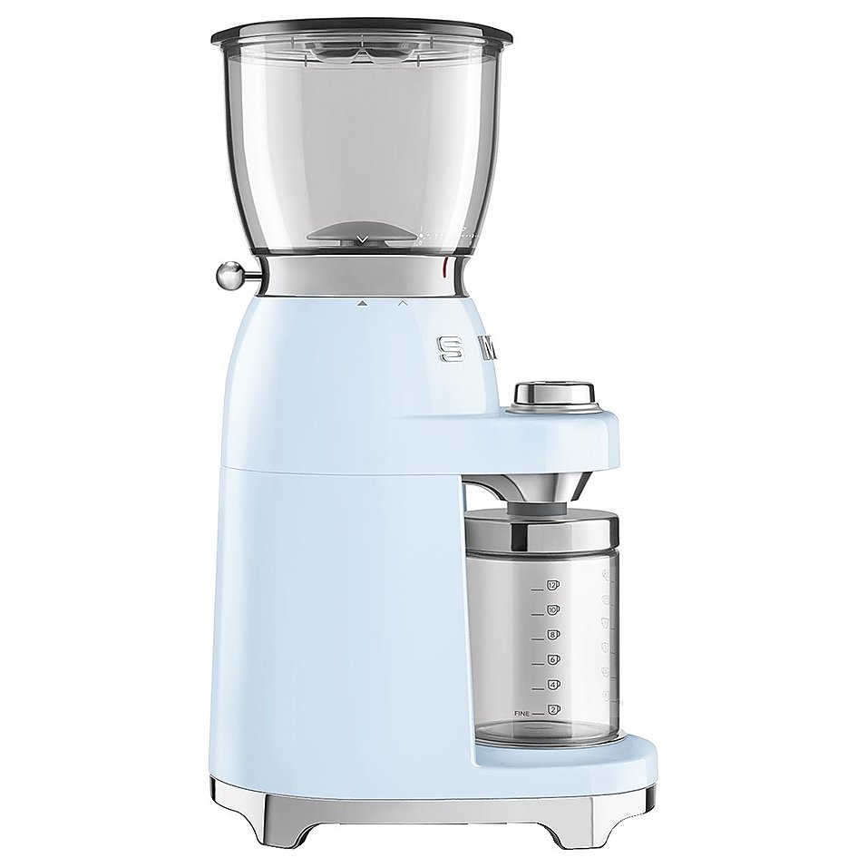 Кофемолка SMEG CGF11PBEU пастельная голубая, фото 3