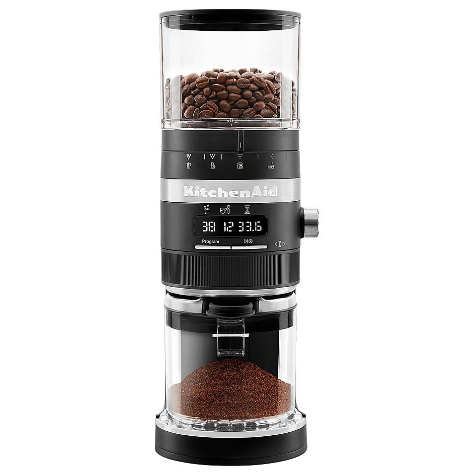 Кофемолка электрическая KitchenAid Artisan 5KCG8433EBM матовая черная, фото 2