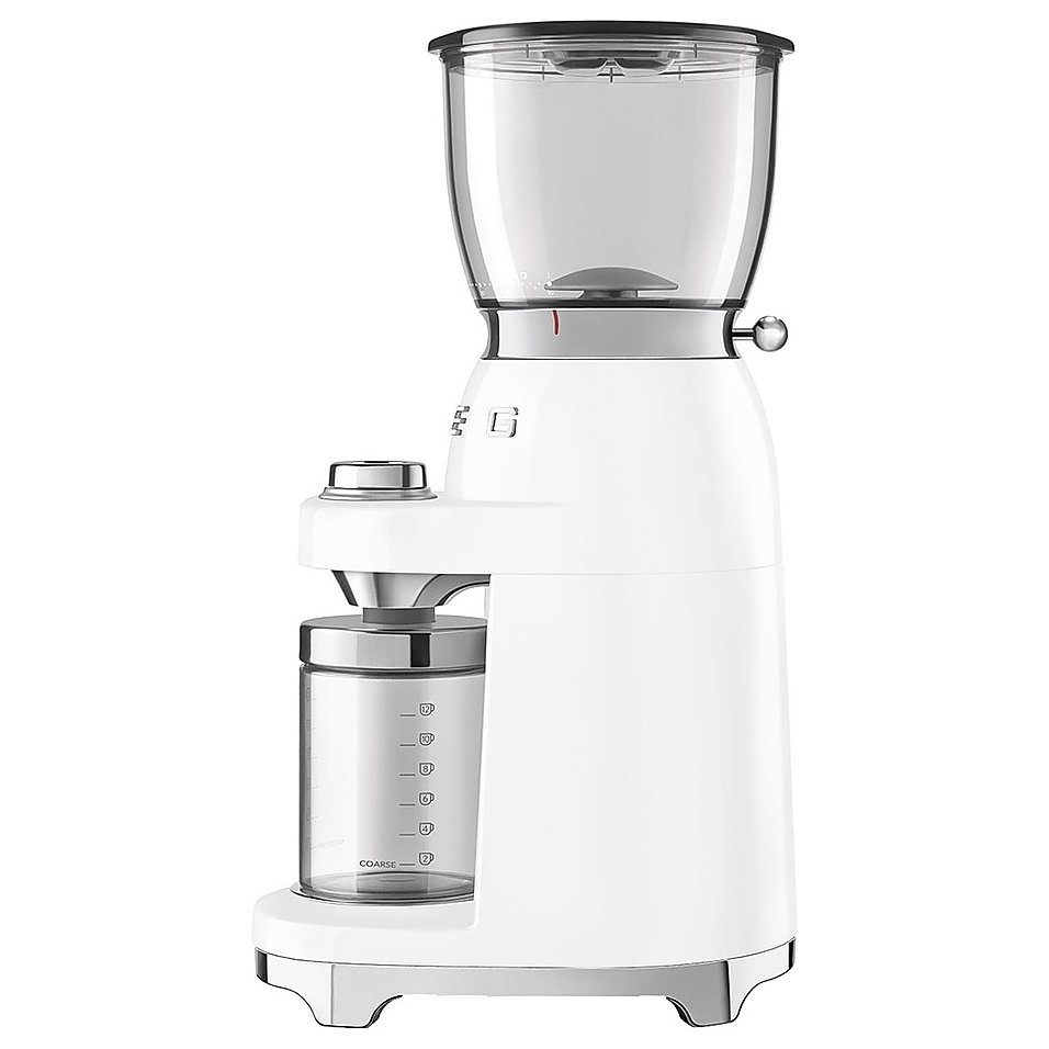 Кофемолка SMEG CGF11WHEU белая, фото 2