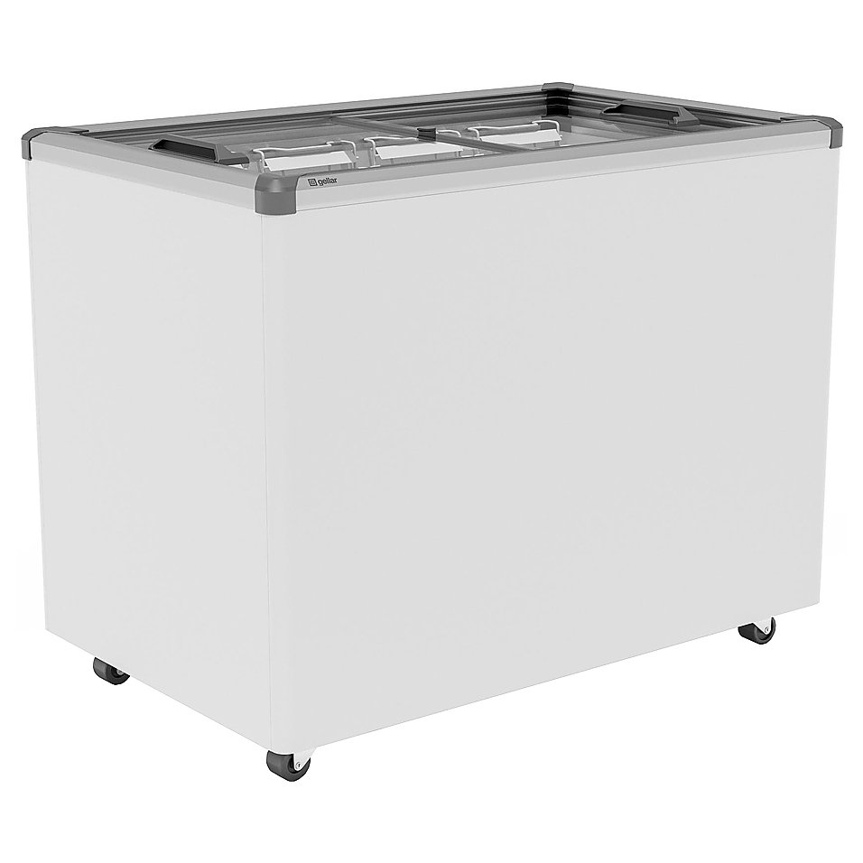 Ларь морозильный Frostor GELLAR FG 350 C V25 (алюминий) серый (R290)