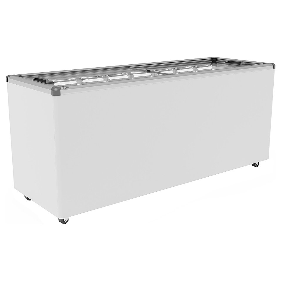 Ларь морозильный Frostor GELLAR FG 700 C V25 (алюминий) серый (R290)