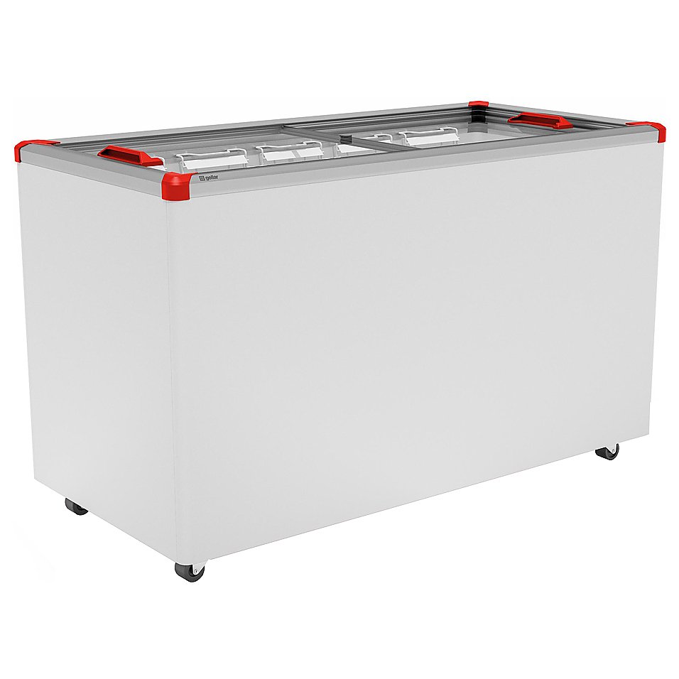 Ларь морозильный Frostor GELLAR FG 500 C V25 (алюминий) красный (R290)