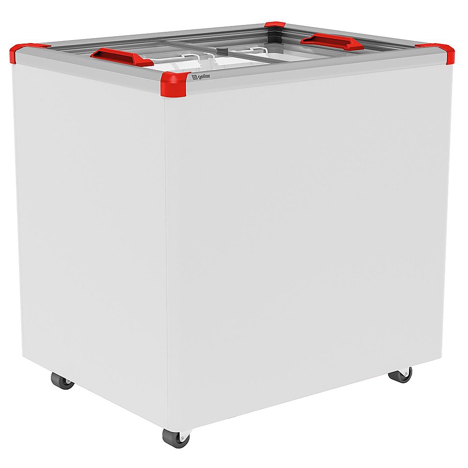 Ларь морозильный Frostor GELLAR FG 250 C V25 (алюминий) красный (R290)