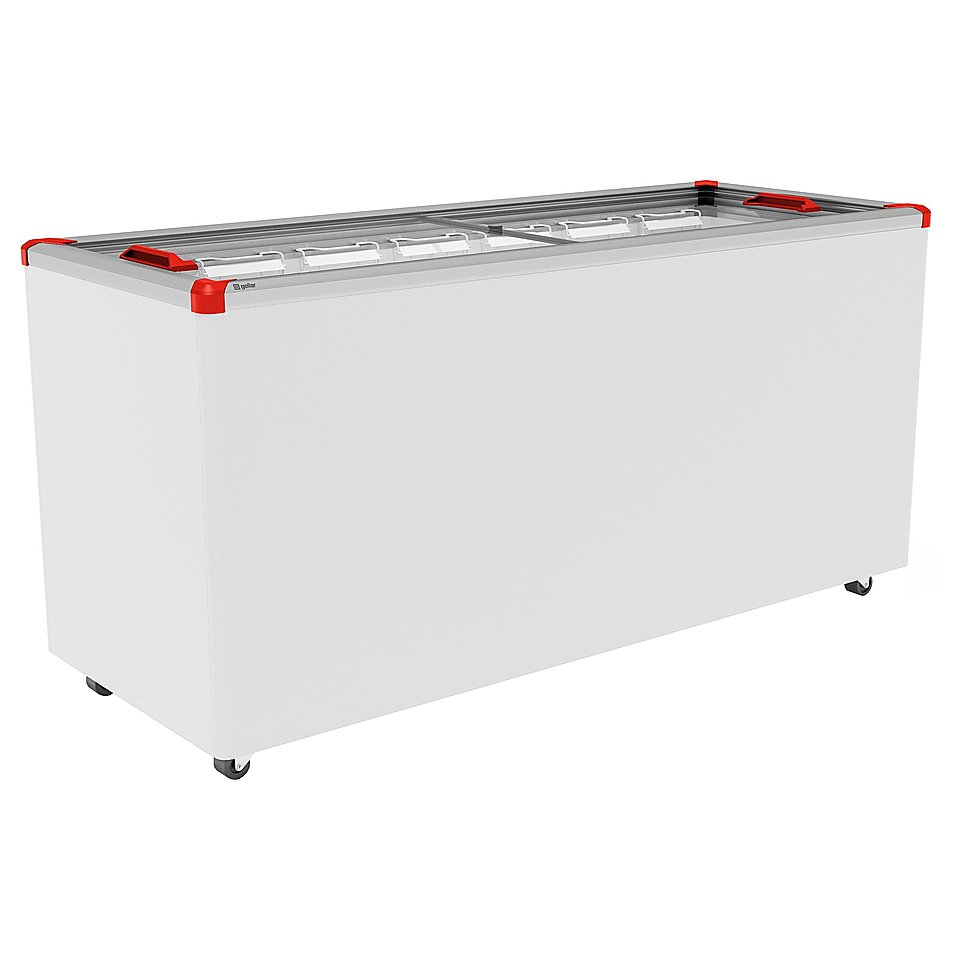 Ларь морозильный Frostor GELLAR FG 600 C V25 (алюминий) красный