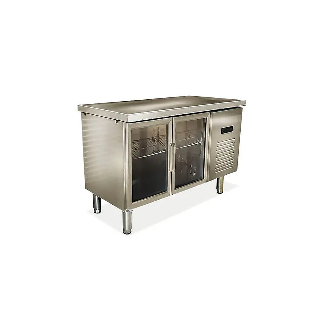 Стол холодильный CLSY Workbench 120 стекло, 170 л нержавеющая сталь, фото 2