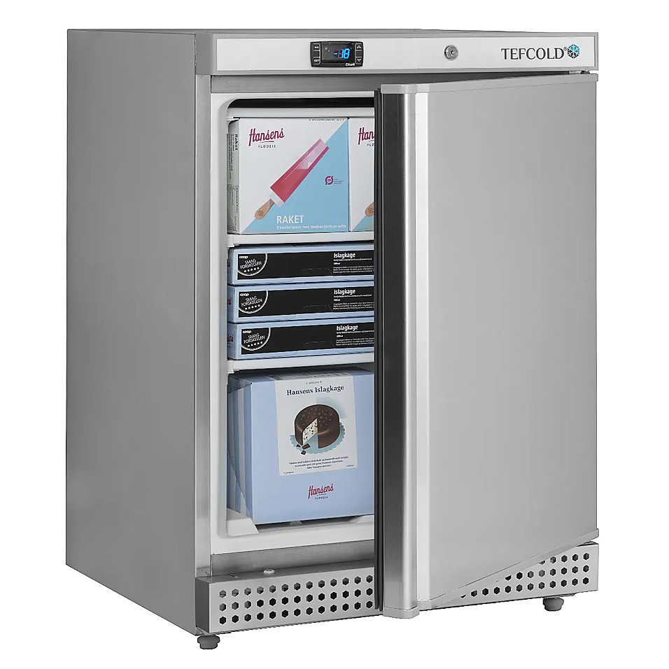 Шкаф морозильный TEFCOLD UF200S нерж., фото 2