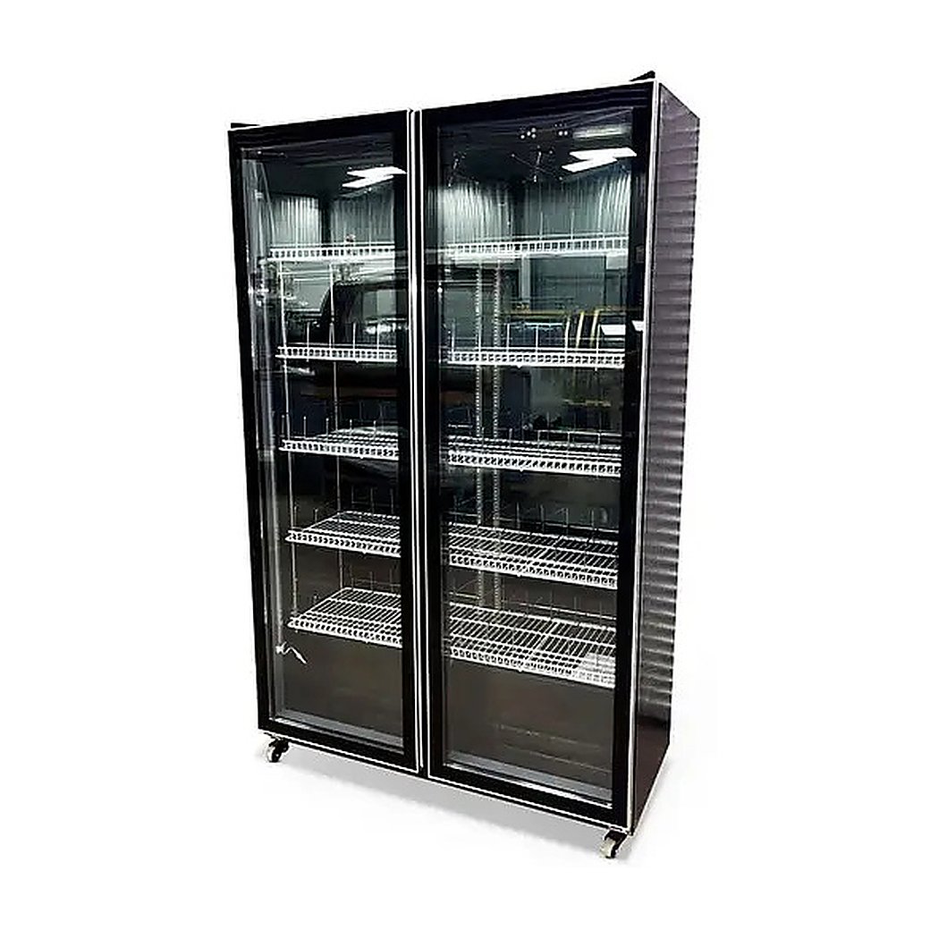 Шкаф холодильный CLSY Modern 900 1200х600х2000 мм черный, фото 2