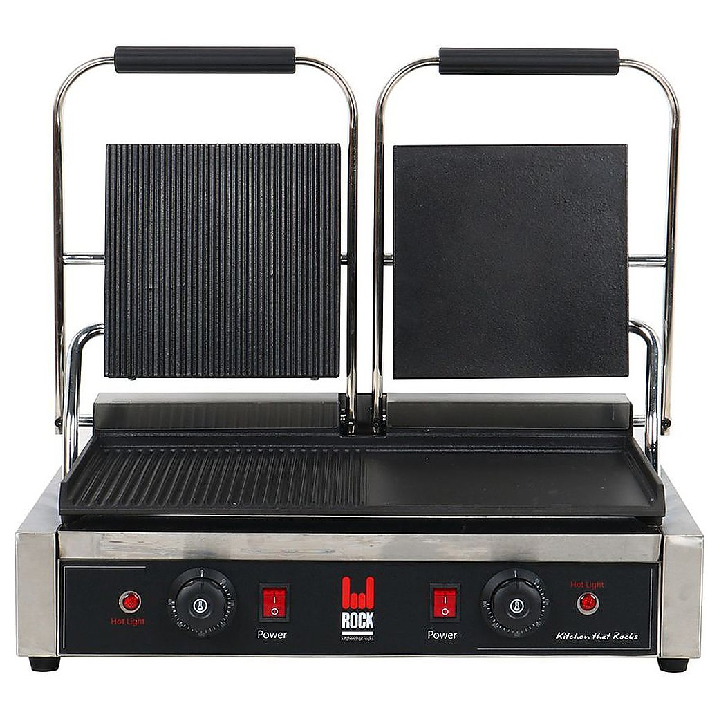 Гриль контактный Rock Kitchen RK-CG813B-SS