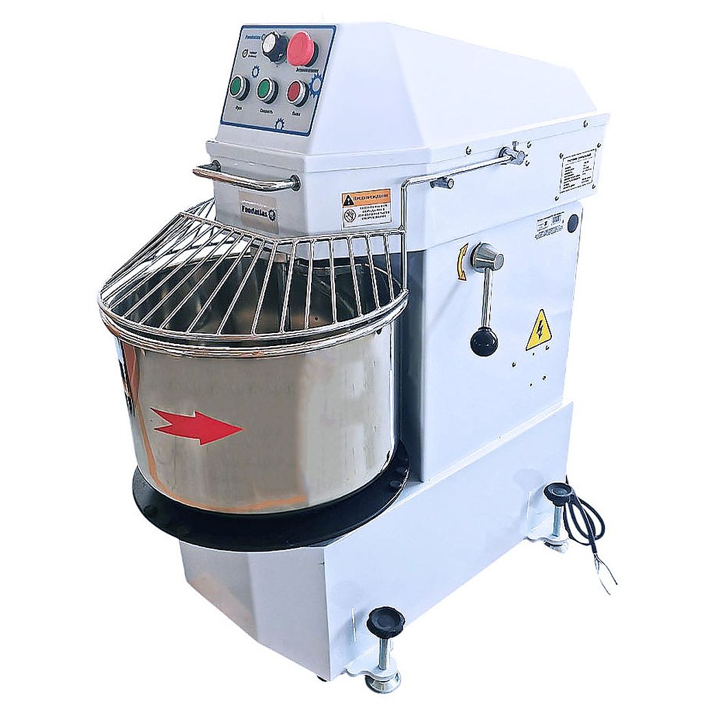 Тестомес спиральный Foodatlas THS-40 Eco (1 скорость)