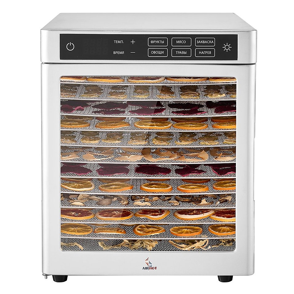Сушилка для овощей и фруктов Airhot FD-12 GLASS-L, фото 2