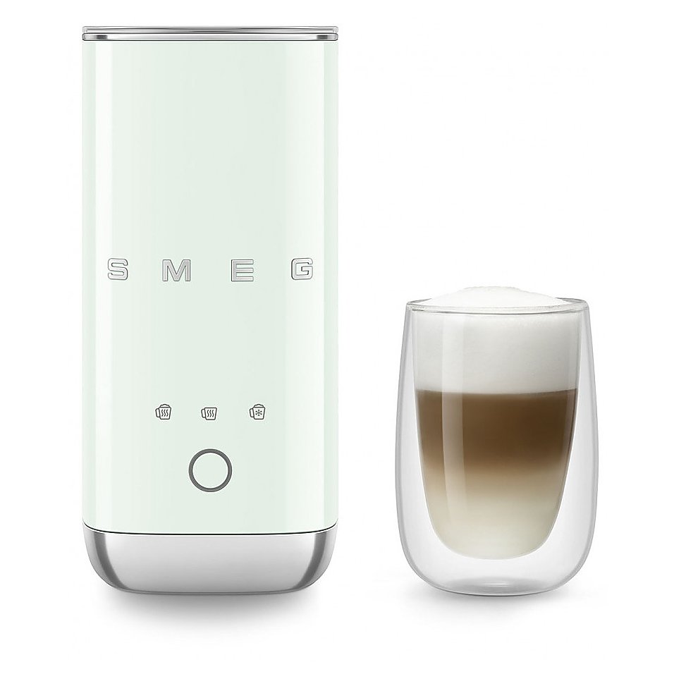 Вспениватель молока SMEG MFF02PGEU 500 Вт 180 мл пастельный зелёный, глянцевый, фото 2