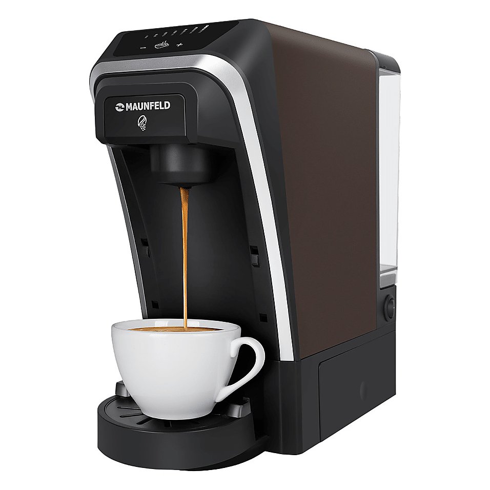 Кофеварка капсульного типа Maunfeld 2в1 MCCM-CM823BR 0.8 л 1400 Вт коричневый, черный