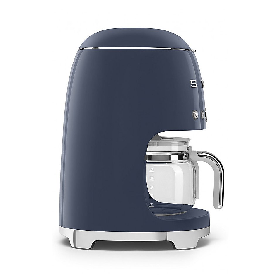 Кофеварка капельная SMEG DCF02NBEU 1050 Вт, темно-синий, фото 3