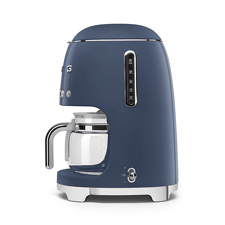 Кофеварка капельная SMEG DCF02NBEU 1050 Вт, темно-синий, фото 2