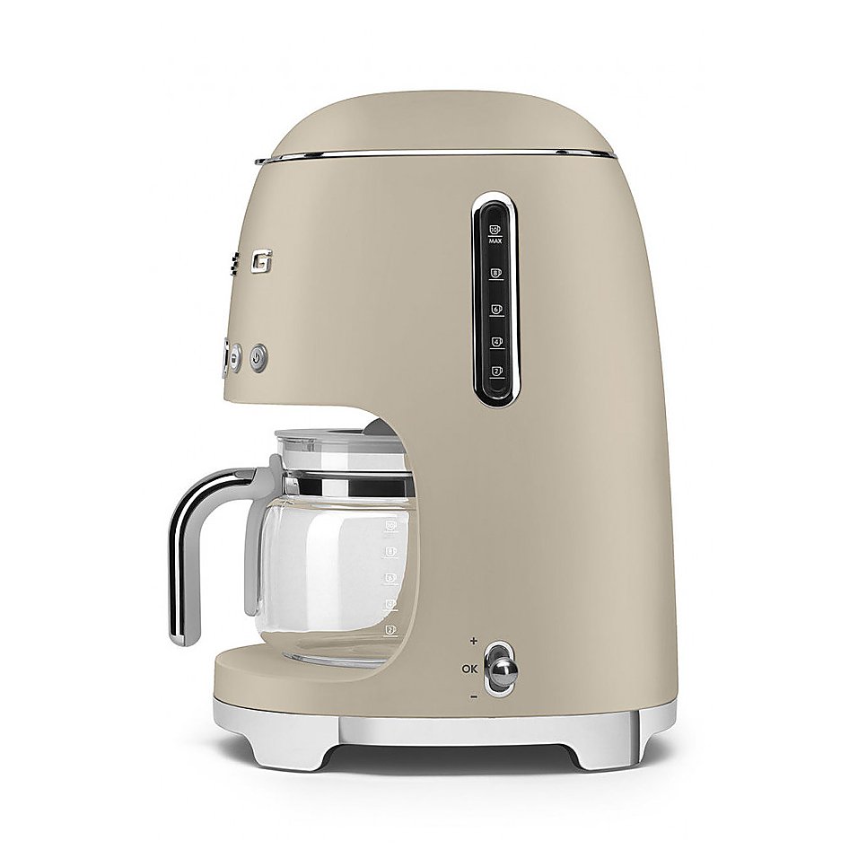 Кофеварка капельная SMEG DCF02MLMEU 1050 Вт, лунный свет, матовый, фото 3