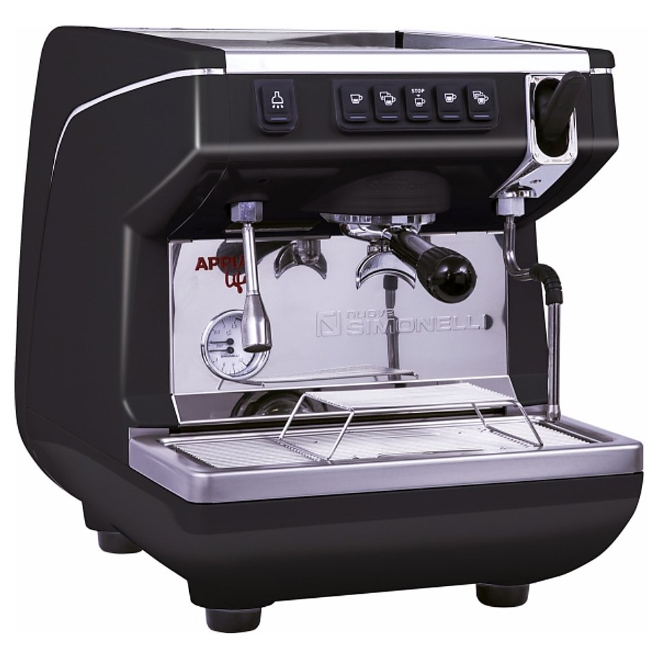 Кофемашина Nuova Simonelli Appia Life 1Gr V черная, высокая группа, автомат