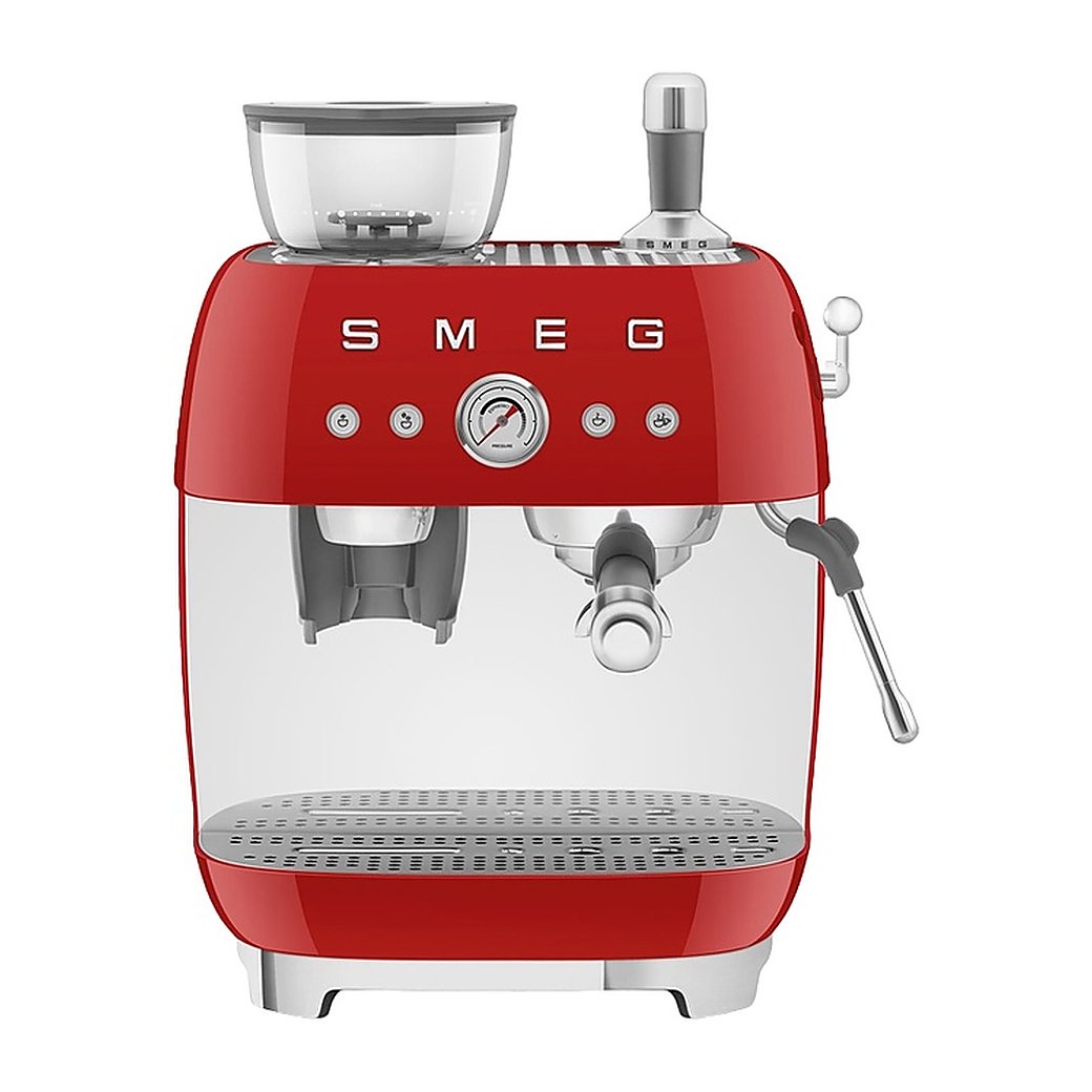 Эспрессо кофемашина SMEG EGF03RDEU красная