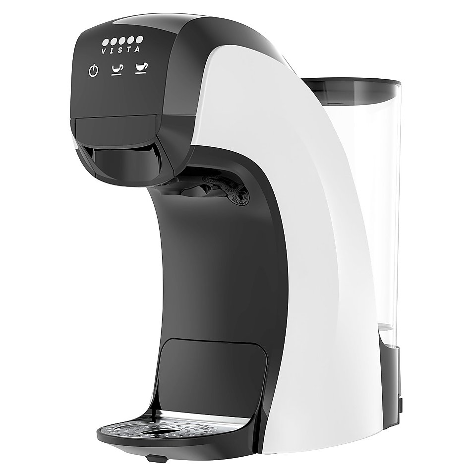 Капсульная кофемашина Vista Teano DNS400 W 1450 Вт белый, черный