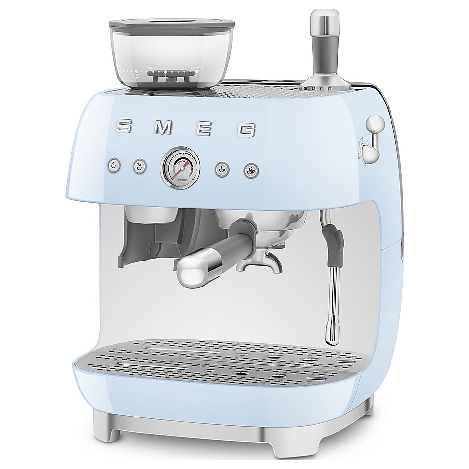 Эспрессо кофемашина SMEG EGF03PBEU пастельная голубая, фото 2