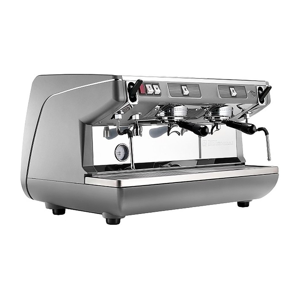 Кофемашина полуавтоматическая Nuova Simonelli Appia Life 2gr S 220V 220V высокая группа, полуавтомат, серая