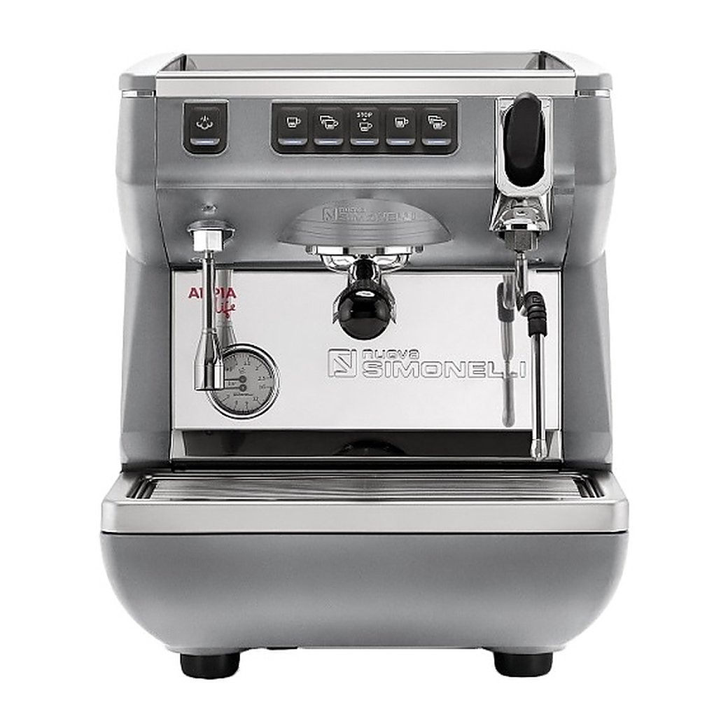 Кофемашина автоматическая Nuova Simonelli Appia Life 1Gr V серая, высокая группа, автомат