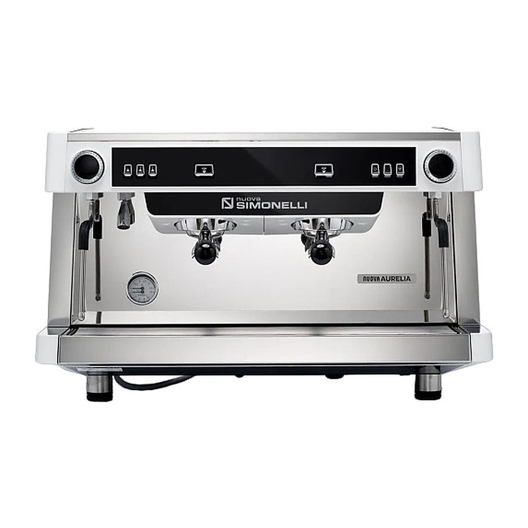 Кофемашина полуавтоматическая Nuova Simonelli Nuova Aurelia SEM 2Gr S 220V white+high groups+Group Display+Double wall steam wand+LED, фото 2