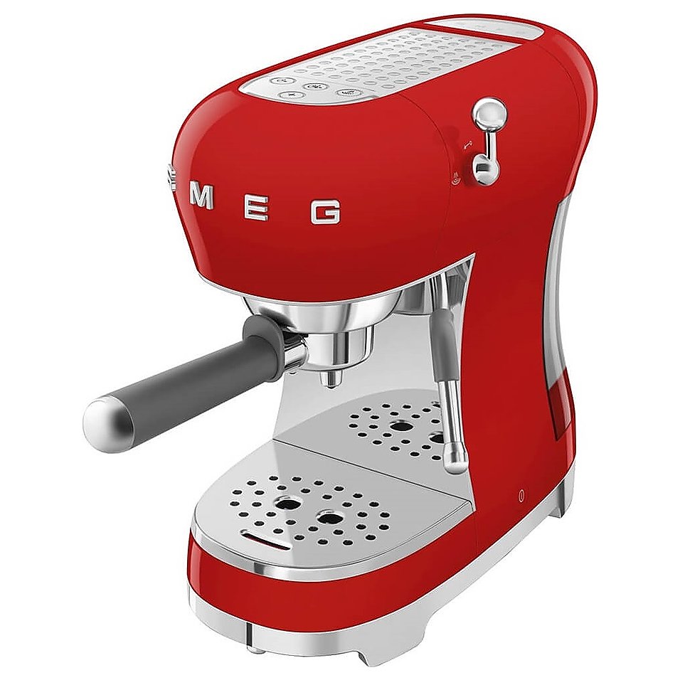 Эспрессо кофемашина SMEG ECF02RDEU красная, фото 2
