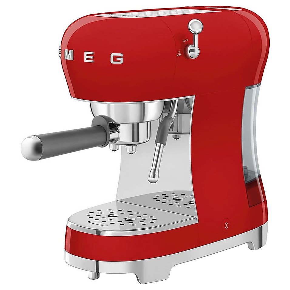 Эспрессо кофемашина SMEG ECF02RDEU красная