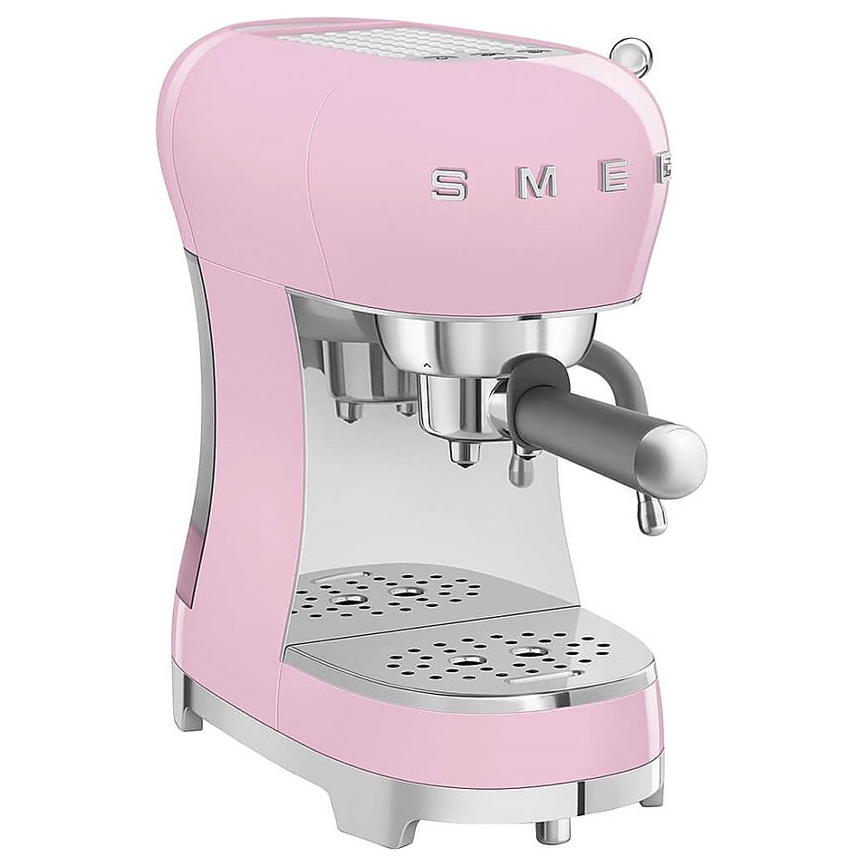 Эспрессо кофемашина SMEG ECF02PKEU пастельная розовая, фото 3
