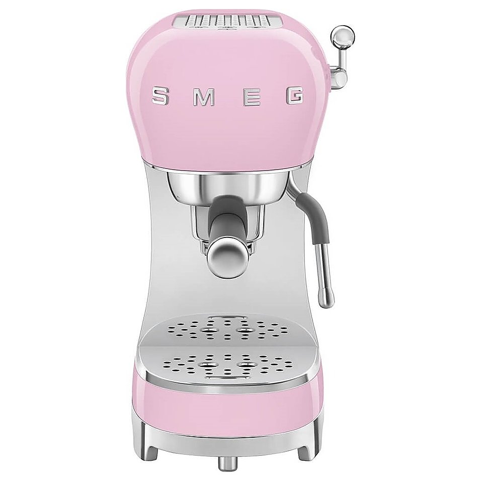 Эспрессо кофемашина SMEG ECF02PKEU пастельная розовая, фото 2