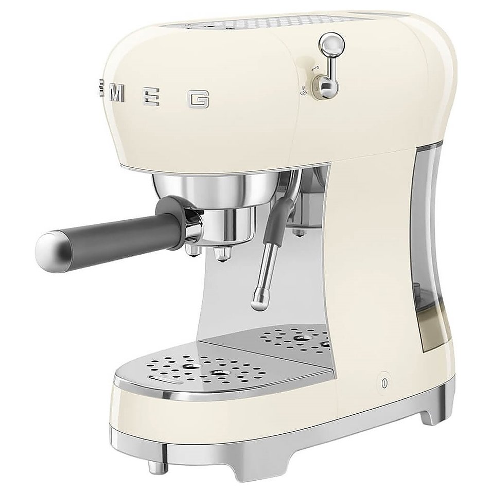 Эспрессо кофемашина SMEG ECF02CREU кремовая