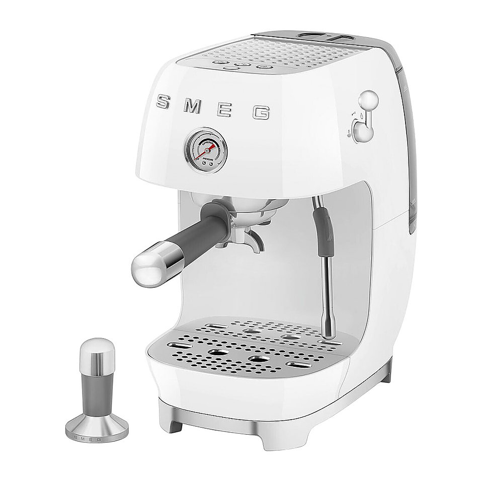 Эспрессо кофемашина SMEG ECF03WHEU 1.65 кВт белый, глянцевый