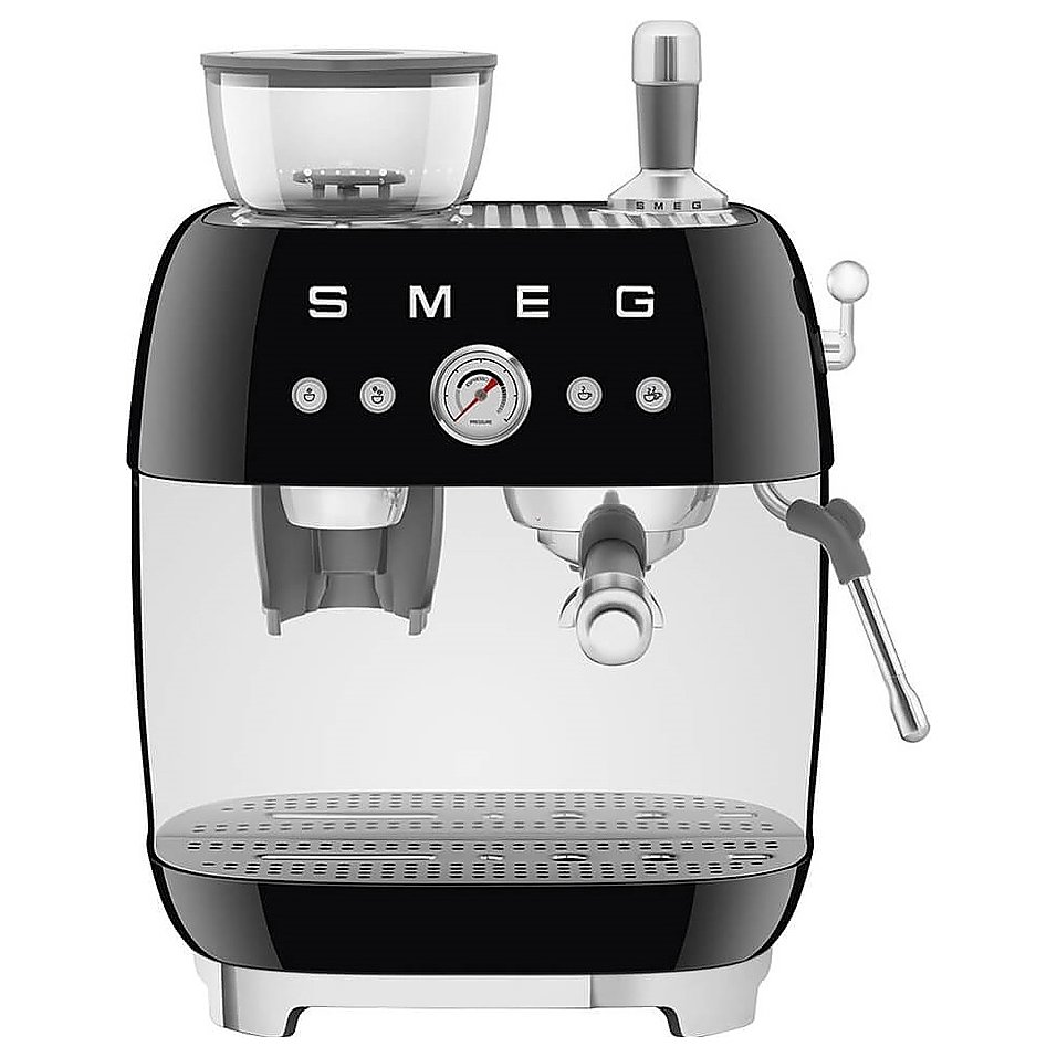 Эспрессо кофемашина SMEG EGF03BLEU черная, фото 2