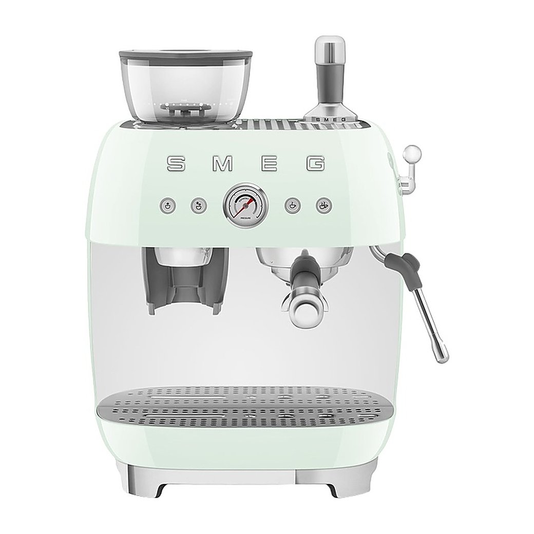 Эспрессо кофемашина SMEG EGF03PGEU пастельная зеленая