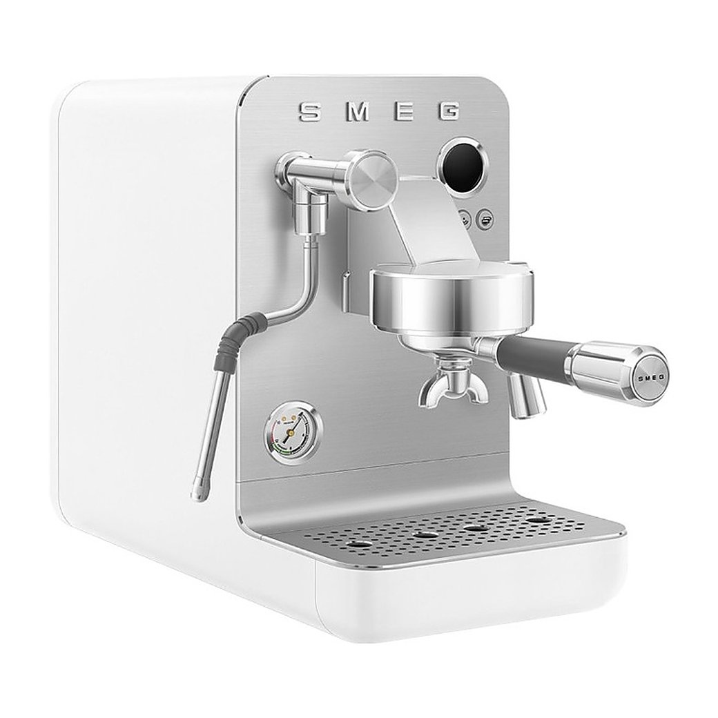 Эспрессо кофемашина SMEG EMC02WHMEU белая, фото 2