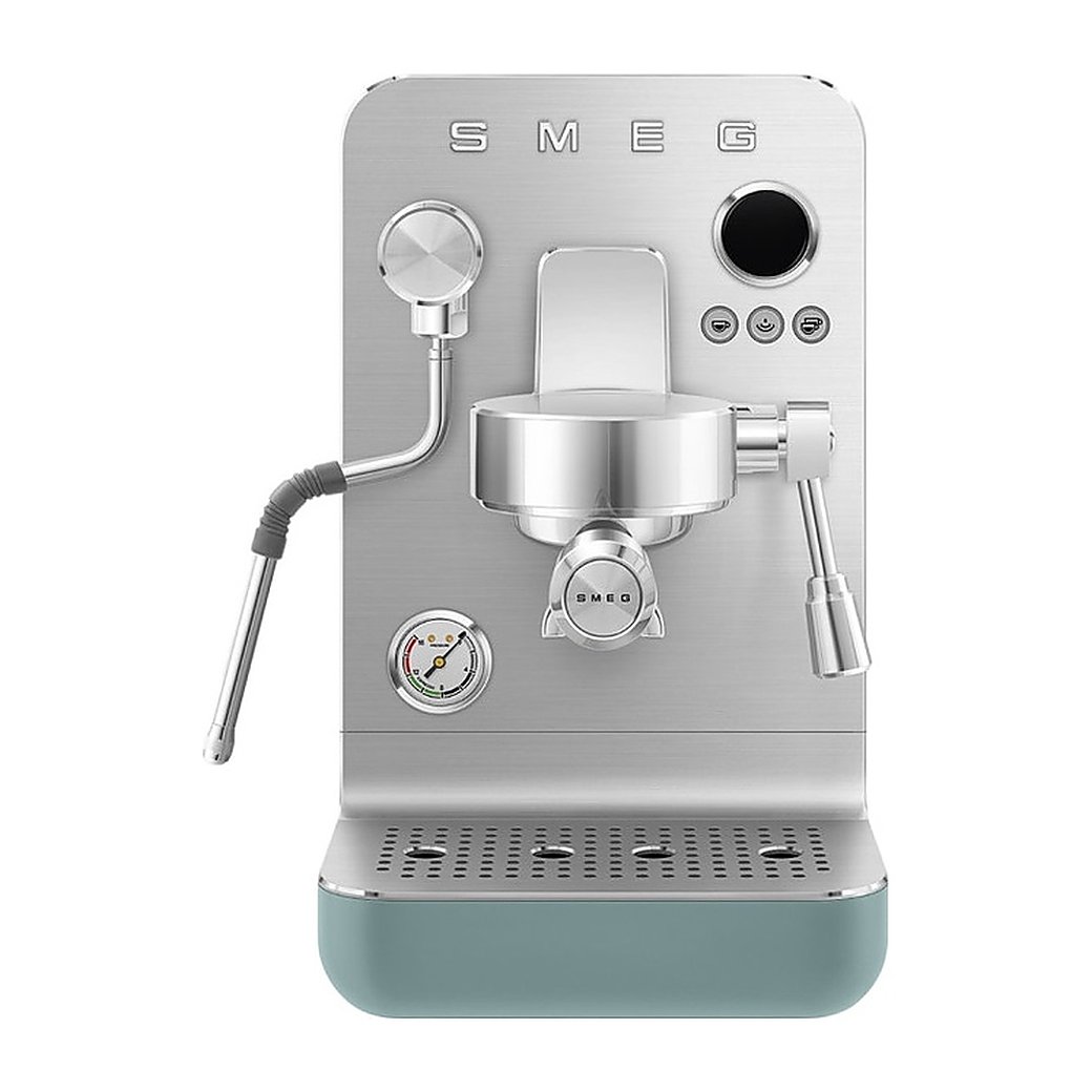 Эспрессо кофемашина SMEG EMC02EGMEU изумрудно-зеленая