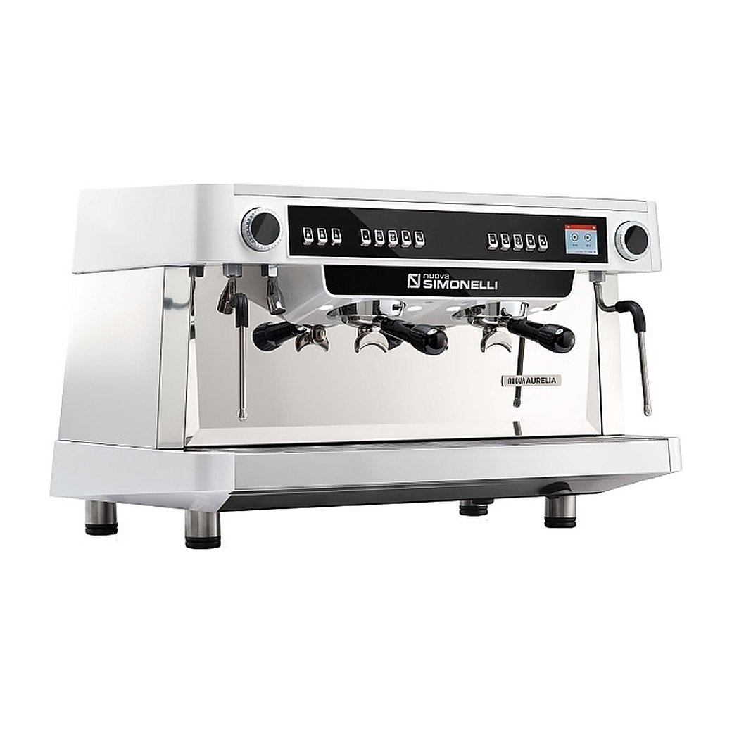 Кофемашина автоматическая Nuova Simonelli NUOVA AURELIA VOL XT 2Gr 220V white+PID+high groups+LED+ Group Display+Double wall steam wand+ E-milk technology