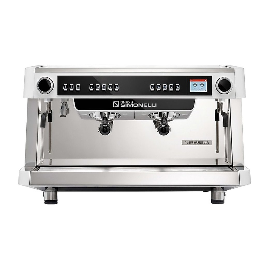 Кофемашина автоматическая Nuova Simonelli NUOVA AURELIA VOL XT 2Gr 220V white+PID+high groups+LED+ Group Display+Double wall steam wand+ E-milk technology, фото 2