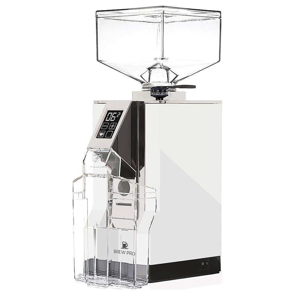 Кофемолка-дозатор EUREKA Mignon Brew Pro 55 16CR белая