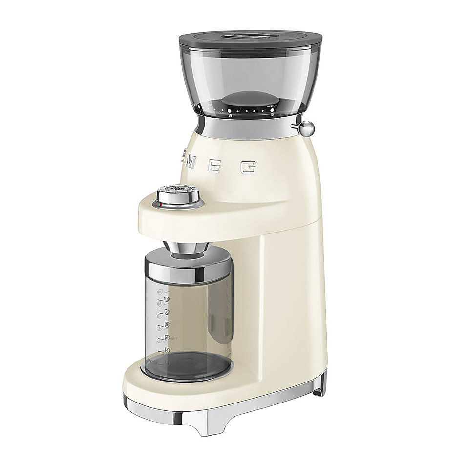 Кофемолка SMEG CGF03CREU 150 Вт кремовый, глянцевый