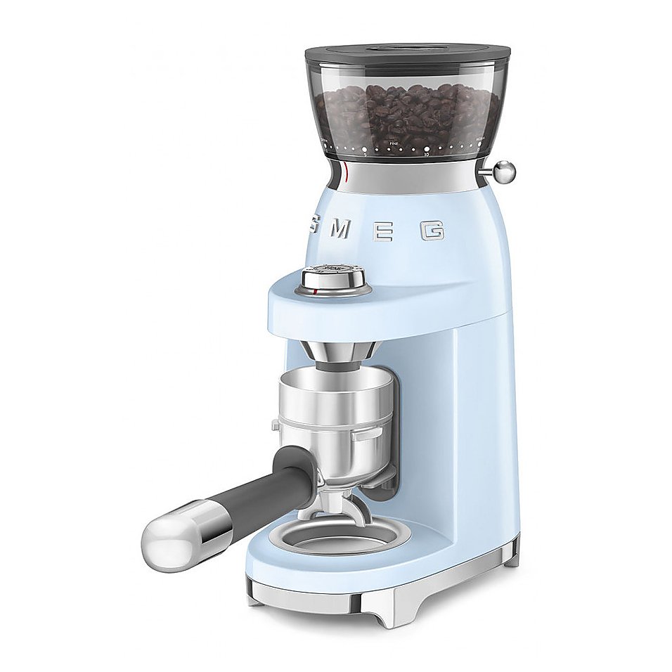Кофемолка SMEG CGF03PBEU 150 Вт пастельный, голубой, фото 3