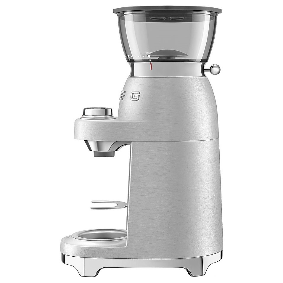 Кофемолка SMEG CGF02SSEU серебристая, фото 3