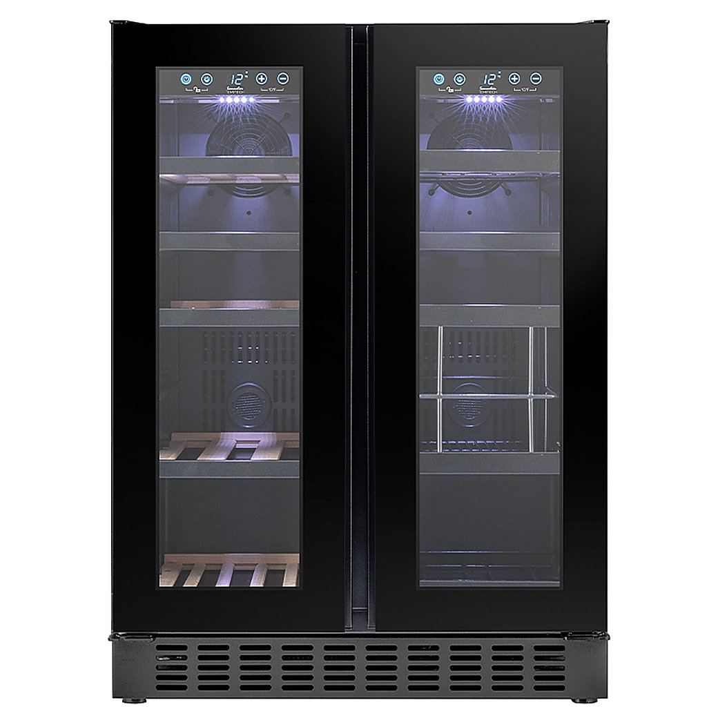 Шкаф винный Temptech Sommelier SOM2DX60DRB, фото 3