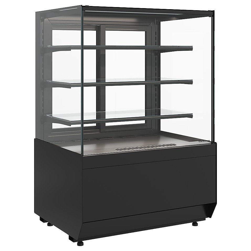 Витрина кондитерская Carboma KC70 VM 1,3-1 Light версия 2.0 (Techno 9005)