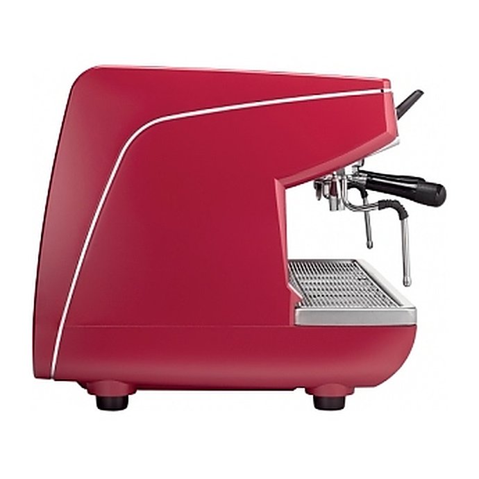 Кофемашина Nuova Simonelli Appia Life 2Gr S красная, высокие группы, экономайзер, полуавтомат, фото 2