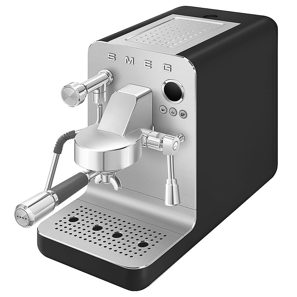 Эспрессо кофемашина SMEG EMC02BLMEU черная матовая, фото 3