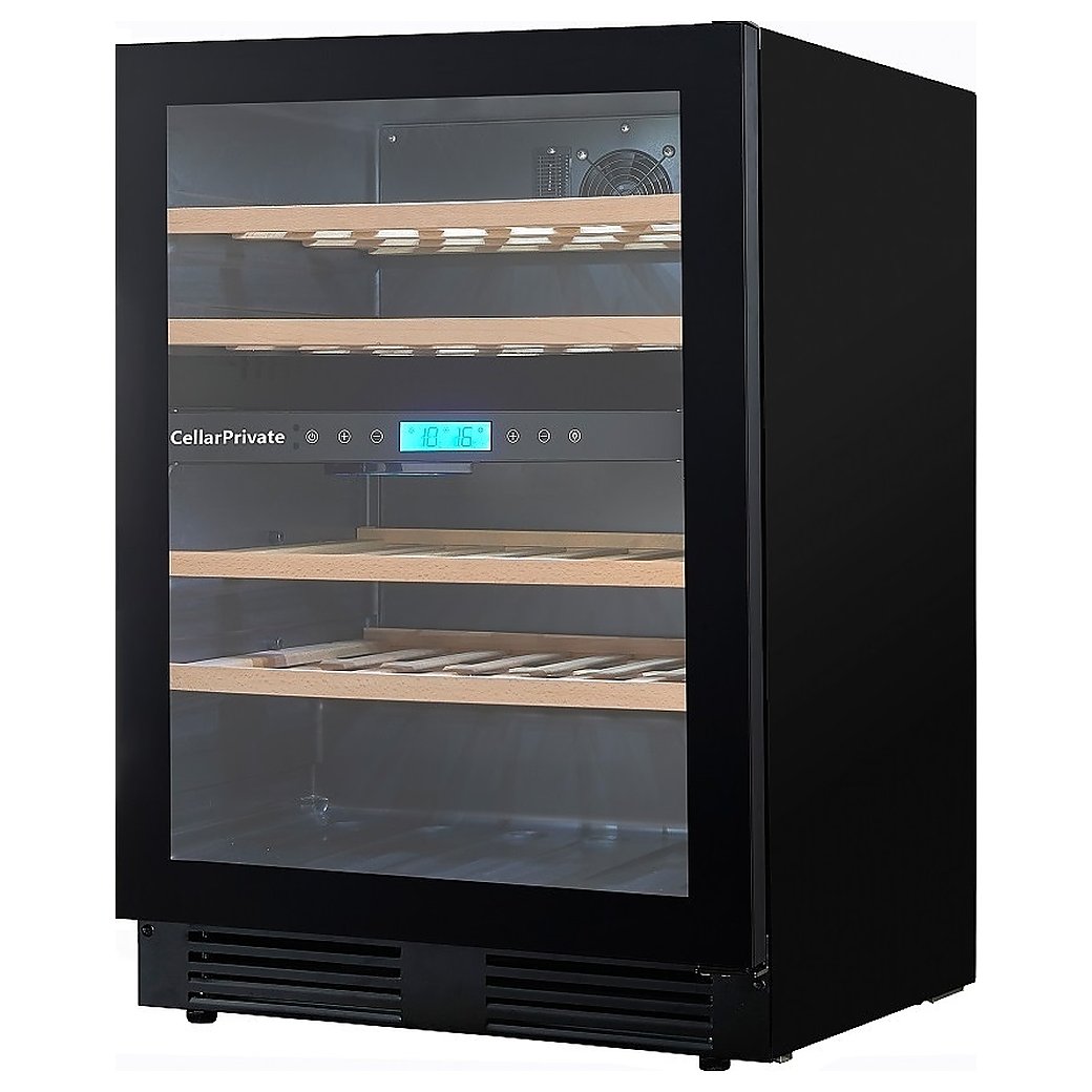 Винный шкаф Cellar Private CP043-2TBH черная дверь со скрытой рукояткой, фото 2