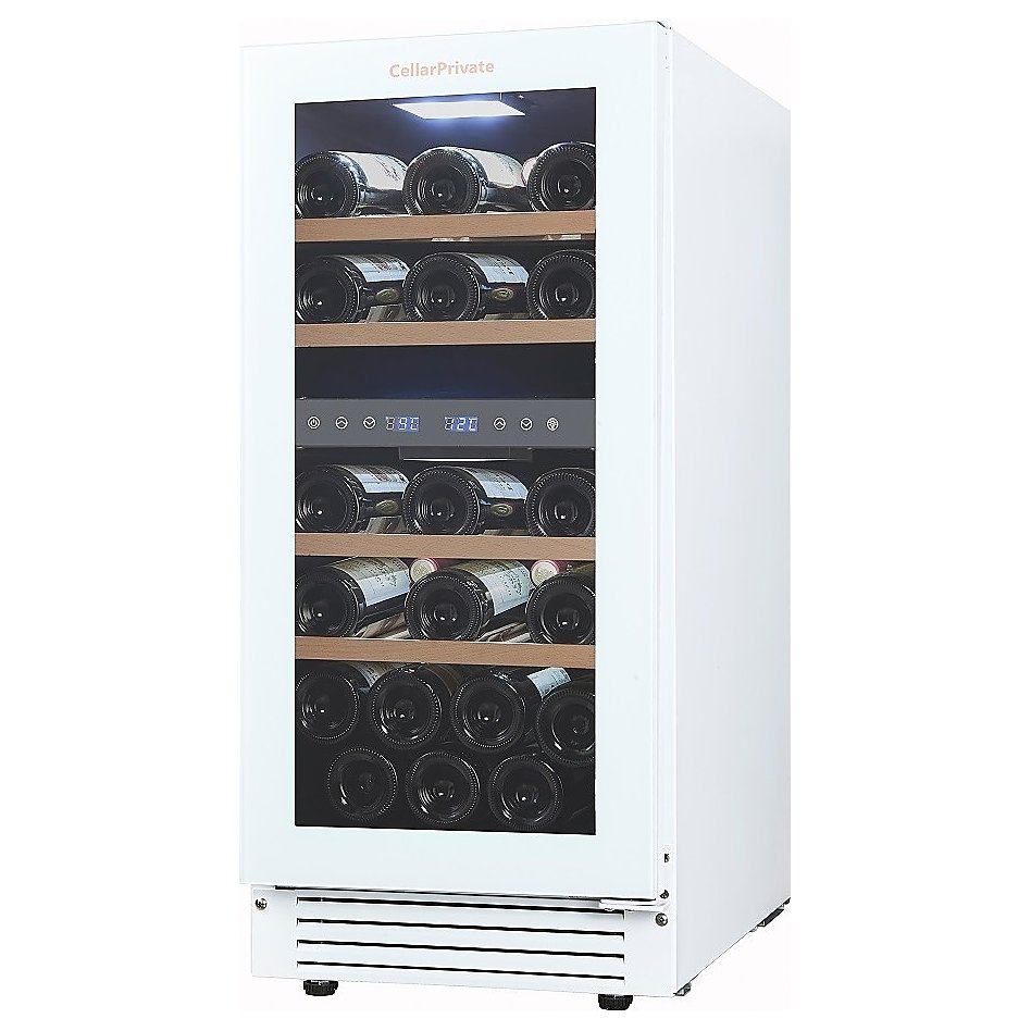 Винный шкаф Cellar Private CP027-2TWH белая дверь со скрытой рукояткой, фото 2