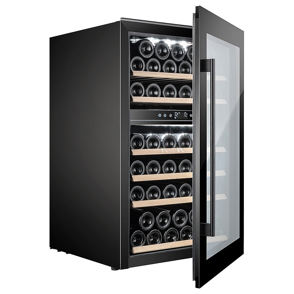Винный шкаф Temptech Oslo OZ90DB двухзонный черный, фото 3