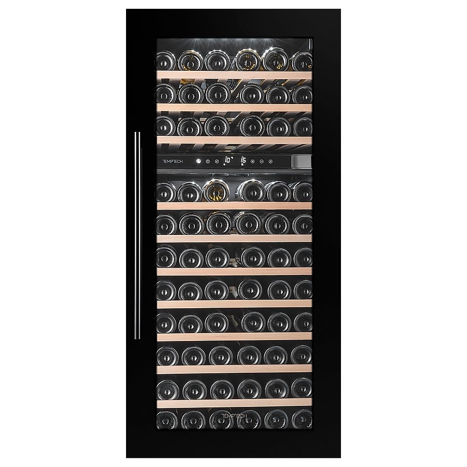 Винный шкаф Temptech Oslo OZ124DB двухзонный черный
